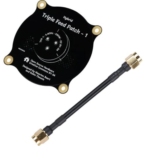 1pcs 5.8GHz Triple Feed Patch Antenna SMA Directional Circularly Polarized Antenna