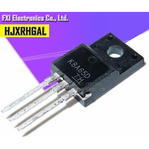 10PCS K8A65D TK8A65D 650V 8A 45W LCD MOS FET TO-220F 100% new original quality assurance