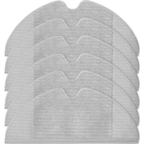 Suitable for Xiaomi Mijia 1C Robot Vacuum Cleaner Accessory 6Pcs Cleaning Cloth Mop, Used to Replace the Vacuum Cleaner