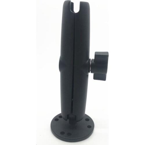 Aluminum 1 inch Ball Open Socket System with Round Base and Long Arm