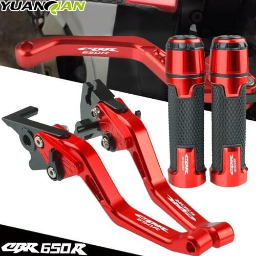 CNC Aluminium Motorcycle For Honda CBR650R CBR 650R CBR650 R 2018 2019 2020 Red Adjustable Brake Clutch Levers Handle Hand Grips