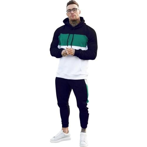 Mens Tracksuits 2021Autumn And Winter new Casual Hoodie Set Autumn Male Sweatshirt Clothes For Men
