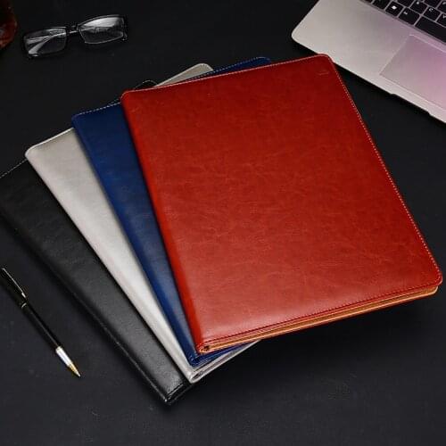 A4 PU Leather File Folder Portfolio With Calculator Multifunction Office Supplies Organizer Manager Document Padfolio Bags