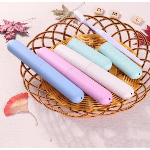 Portable Outdoor Travel Dustproof Toothbrush Protector Case Cover Storage Box bathroom organizer rangement salle de bain