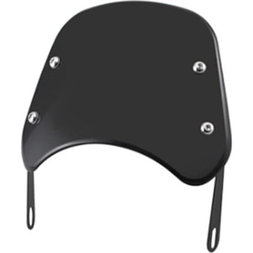 5-7 Inch Motorcycle Headlight Windshield Wind Deflector Windscreen Universal for Honda Yamaha Kawasaki Suzuki