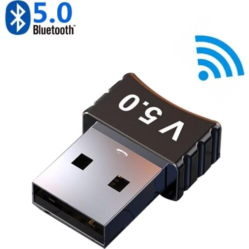 USB Bluetooth-compatible Adapters Wireless Computer Adapter Audio Receiver Transmitter Dongles Laptop Earphone BLE Mini Sender