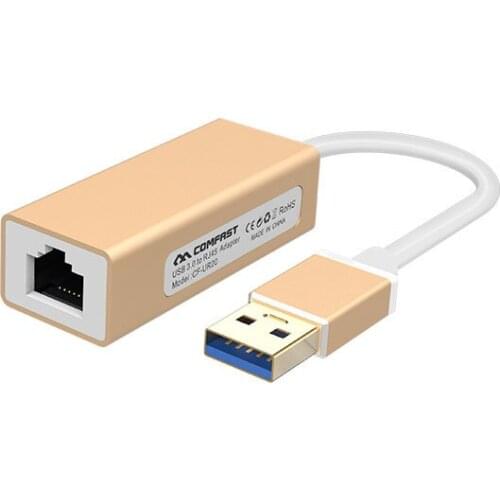 Comfast USB Ethernet Adapter for Windows 7/8/10 MacBook TV Box USB 3.0 Gigabit to RJ45 Lan USB Network Card Wired Network Mac