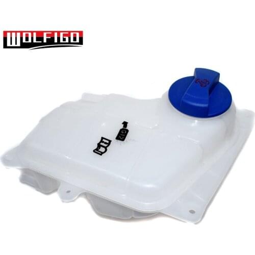 WOLFIGO New Coolant Reservoir W/ Cap For VW Volkswagen Passat Audi A4 Quattro 8D0121403L,1J0121321B
