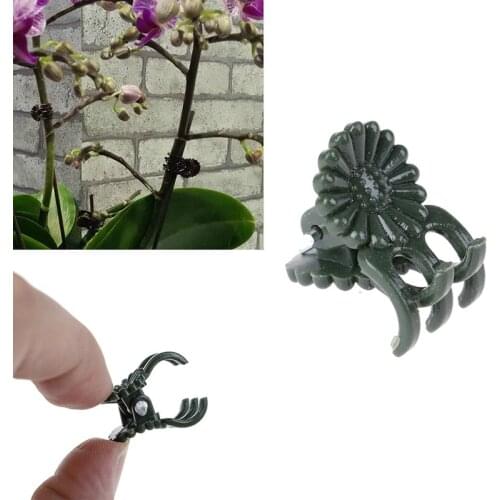 20Pc Plastic garden clip Special clip for Phalaenopsis Graft clip Plant vine clip Orchid Stem Vine Support Bundle Gardening Tool