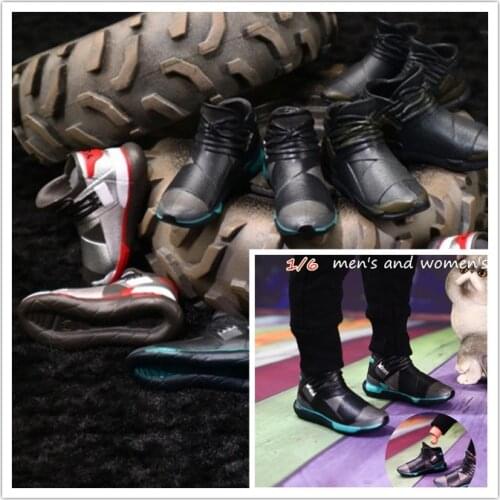 1:6 Terndy Shoe SK001 Kings black sport shoes Model for 12'' Male/Female soldier figure Bodys jiaou dolls DIY toys