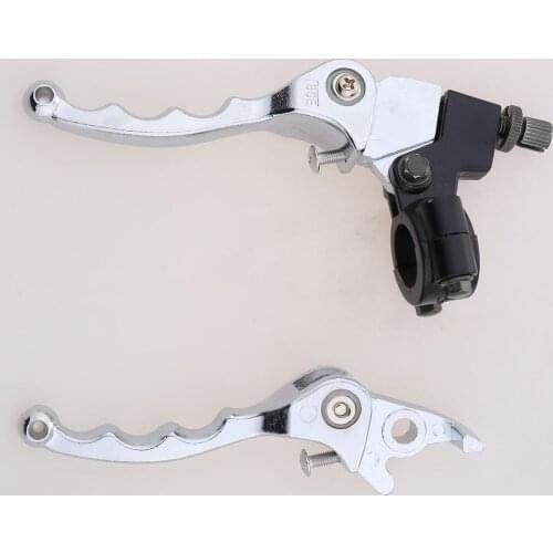 1 Pair Chrome Folding Brake Clutch Levers For Bosuer 110 140 125cc Scooter