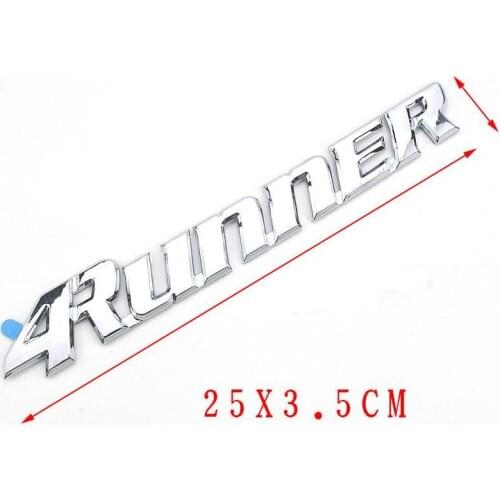 1pcx Plastic Car Sticker Emblem Sticker 3d Badge Logo For 4runner