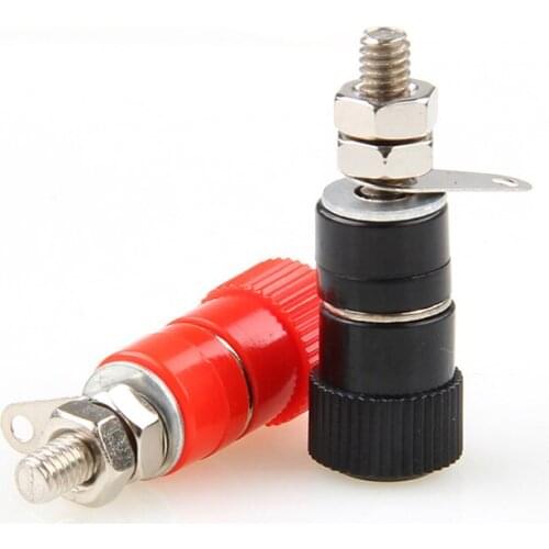 2Pcs Speaker Amplifier Terminal Binding Post Banana Plug Socket Female Connector