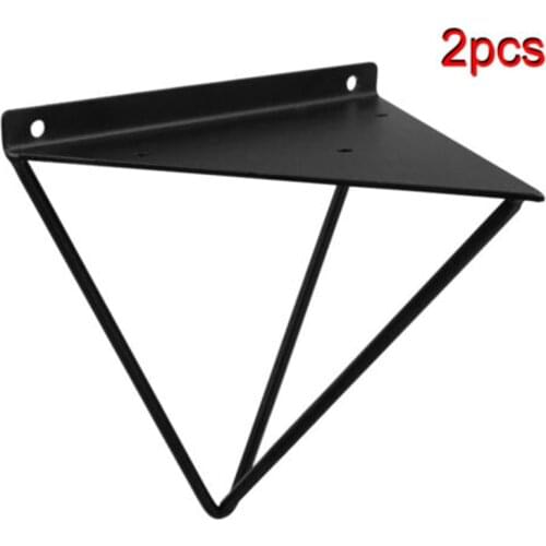 2pcs/pack 16cm Metal Shelf Bracket Thickened Corner Brace Shelf Triangular Wall Mount Shelf Bracket Support Bench Tables
