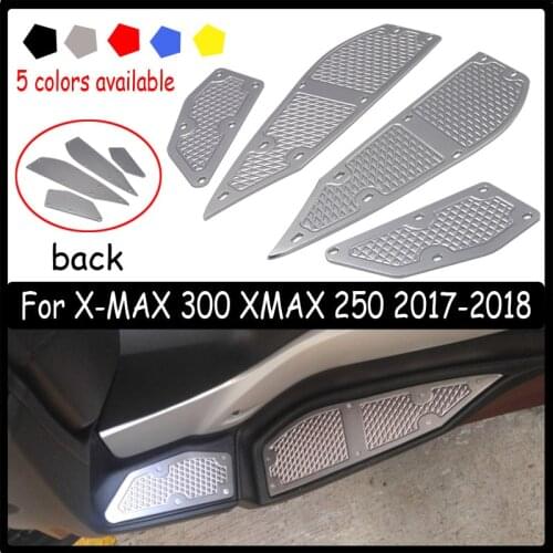 Accessories for motorcycles XMAX Pad XMAXCNC new foot pad Pedal aluminum alloy For YAMAHA XMAX X-MAX 300 XMAX 250 2017-2018
