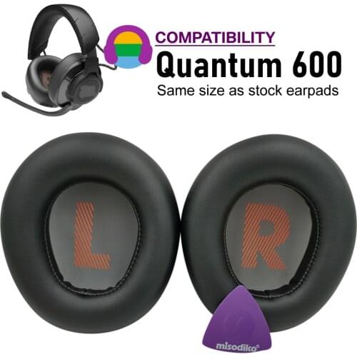 Misodiko Ear Cushions Pads Earpads Replacement for JBL Quantum 600 Q600 Over-Ear Gaming Headset