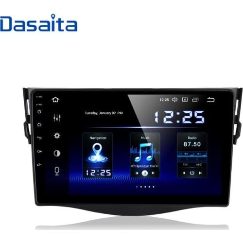 Dasaita 9" Android 10.0 Car Multimedia Player for Toyota RAV4 Radio 2009 2010 2011 2012 BT 5.0 GPS Navigation 1 Din Head Unit