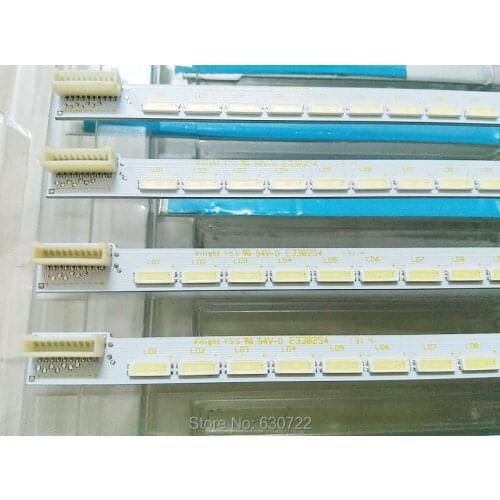 Free shipping DC 12V 46inch LED 7020PKG 72beads led hard strip Backlit bar light high brightness 595x7mm