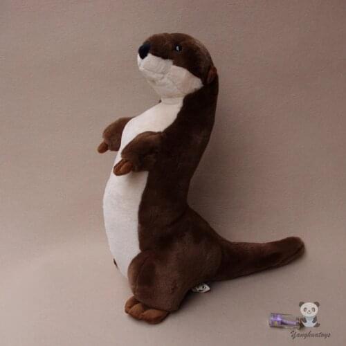 ChildrenS Toys Stuffed Animals Polar Sea World Simulation Jellyfish Cute Otter Doll Big Toy Gifts Smooth and Soft