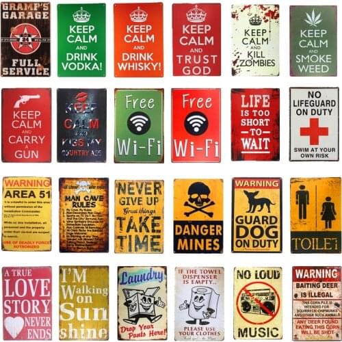 DL- Vintage SIGN "Coffee Bean" Metal Wall Art Garage oil station Farm Shop Kitchen Cave