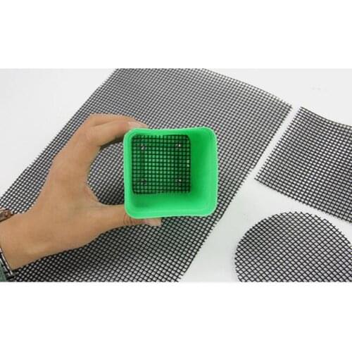 5 Pcs 15x15cm Drainage Screens Rigid Polyethylene Garden Drainage Mesh Succulent Bonsai Avoiding Rotting Roots Soil Loss Pests