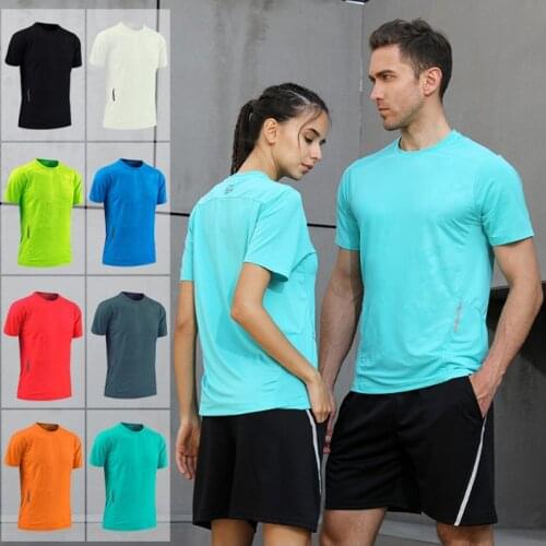 NTW Male Female Kids Running T Shirt High Elastic Reflective Strip Boy Gym Kits Quick Dry Sport Shirt Girl Fitness Clothes
