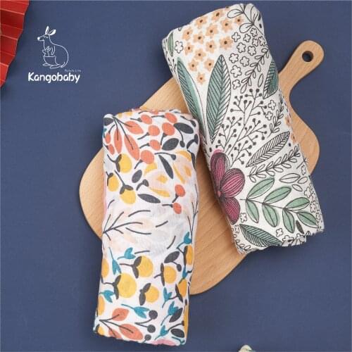 Kangobaby #Bamboo Cotton# One Piece Cute Fashion Design Much Softer Baby Swaddle Blanket