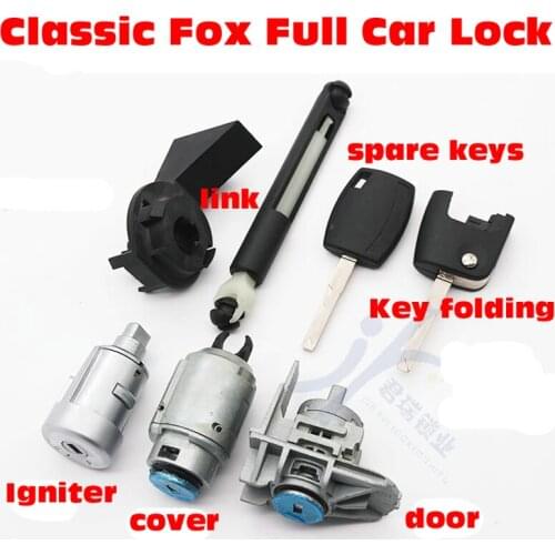 KEYTOOL Ford 05-13 Classic Fox Full Car Lock Core Fox Cover Door Ignition Lock Core Key Original