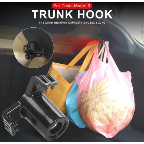 Trunk Hook Practical Durable Car Bolt Cover Mounting Holder Accessories for Tesla Model 3
