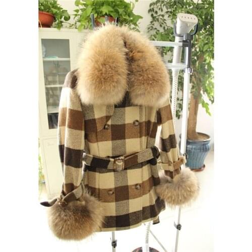 MICHELL.CHAI Women's Plaid Coats