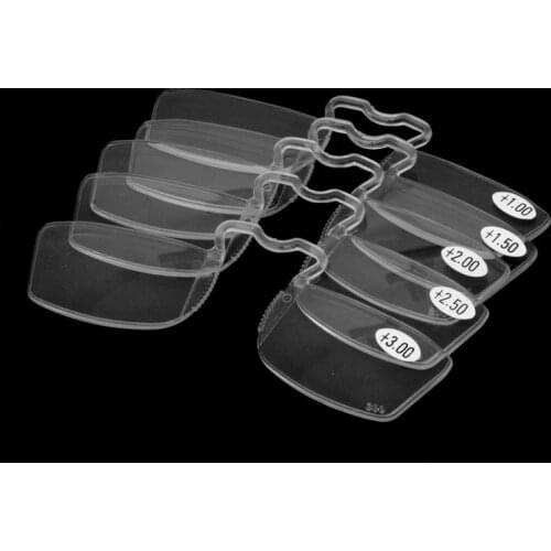 Fashion Clip On Reading Glasses Older Mirror Nose Clip Mini Small Eyeglasses