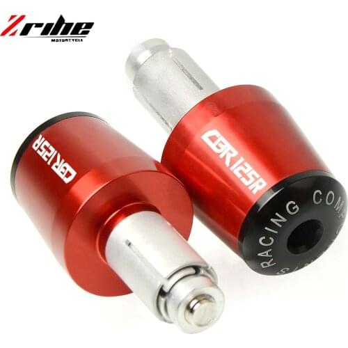 Motorcycle Aluminum Billet Handlebar Grips Bar Ends Slider Handle bar Grip End For HONDA CBR125R CBR 125R 2011 2012 2013 2014