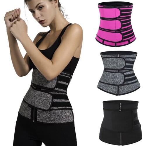 Waist Trainer Belt Fitness Gym Belt Adjustable Workout Bands Breathable Weight Loss Abdominal Exercises Women Sports Waist Belt