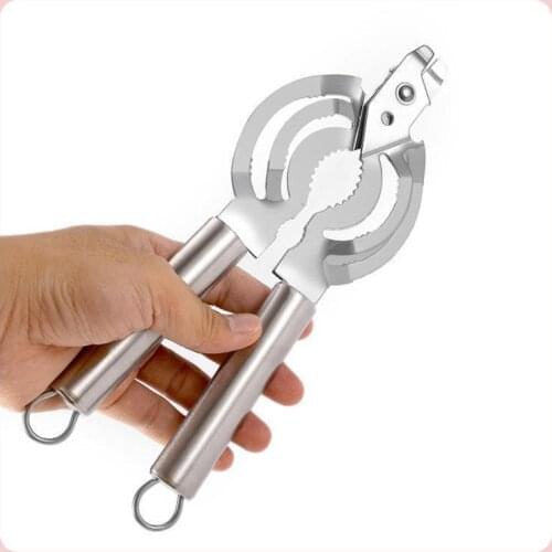Stainless Steel Bottle Rapid Opener Kitchen Can Opener Heavy Duty Multi-Function Corkscrew Bottle Opener