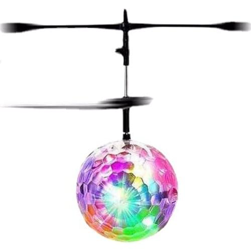RC Electronic Flying Ball LED Luminous Kid Flight Balls Infrared Induction Aircraft Remote Control Toys Magic Sensing Helicopter