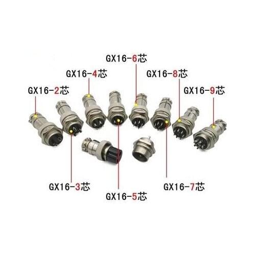 Connector GX16-7T DF16 7P 16MM Gold-plated Female and Male new and original