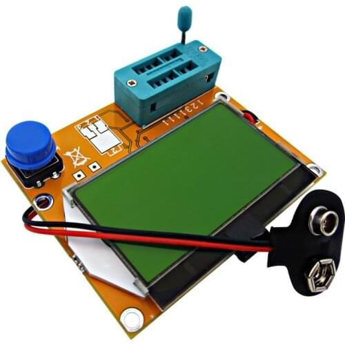 5pcs LCR-T4 Mega328 Transistor Tester Diode Triode Capacitance ESR Meter MOS/PNP/NPN L/C/R Well Working