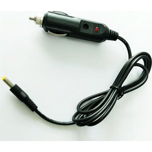 1 Pcs Car Charger Plug to DC4.8*1.7mm Jack Quick Connector 2A/24AWG Copper Cord 1.5m Extension Cable for Car DVR Camera Recorder