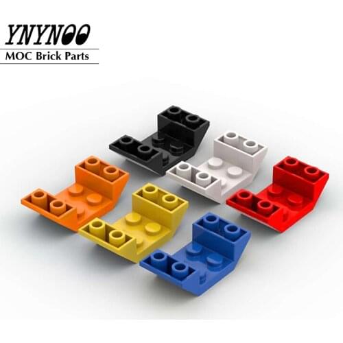 20Pcs/Lot High-Tech Slope Inverted 45 Degree 4x2 Double Parts for Building Blocks Roof Tile MOC 4515 Brick Parts set DIY Toys