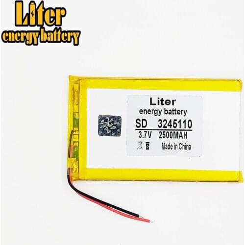 3.7V,2500mAH,3245110 3045110 Polymer lithium ion / Li-ion battery for tablet pc,GPS,E-BOOK;POWER BANK