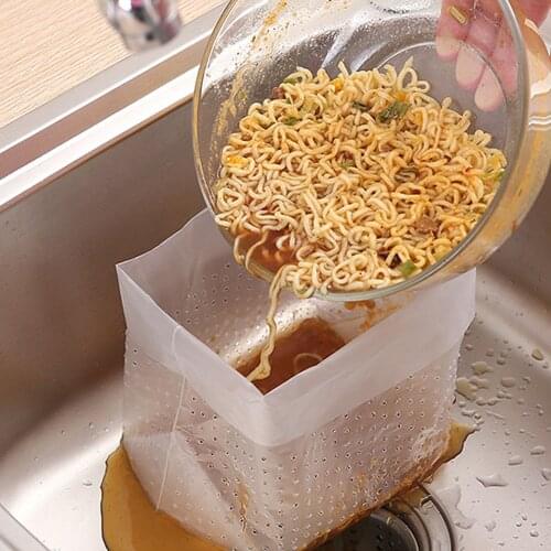 30PCS Kitchen Trash Bag Large-capacity Self-standing Drainage Garbage Bag Eco-Friendly Disposable Garbage Bags Sink Filter