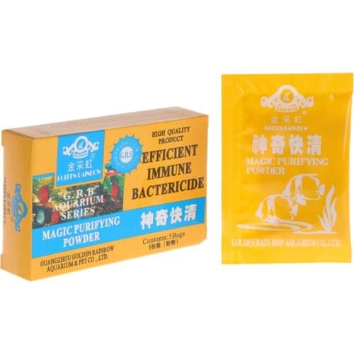 5 Bag/Box New Aquarium Purifier Powder Magic Water Efficient Immune Bactericide
