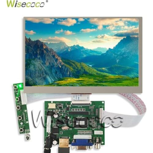 7''Inches 1024*600 IPS Screen For Raspberry Pi Display LCD TFT Monitor EJ070NA-01J Remote Driver Control Board 2AV VGA