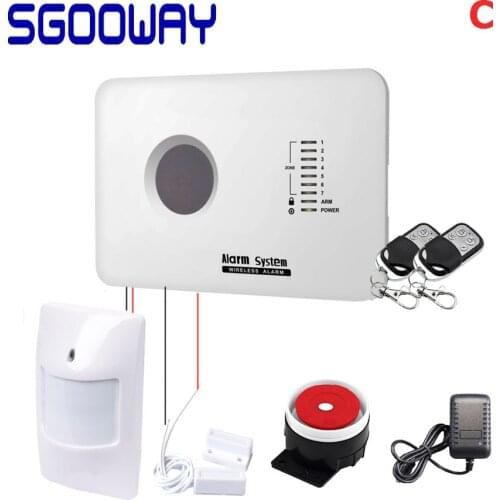 Sgooway wireless motion sensor gsm security wireless smart security alarm system with Android& ios APP