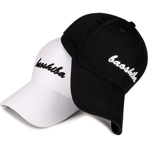 2019Unisex boutique baseball cap spring and autumn golf hat fashion sun hat LAAAA Embroidered baseball cap