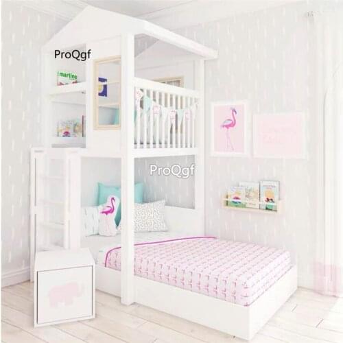 Ngryise 1 Set children house shape girl love fashion bed