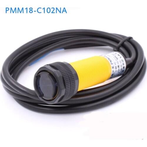 PMM18-C102NA Diffuse reflection photoelectric switch sensor 100CM NPN normal open