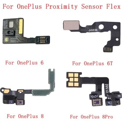 Light Proximity Sensor Flex Ribbon For OnePlus 6 6T 8 8 Pro Proximity Sensor Flex Cable Replacement Parts