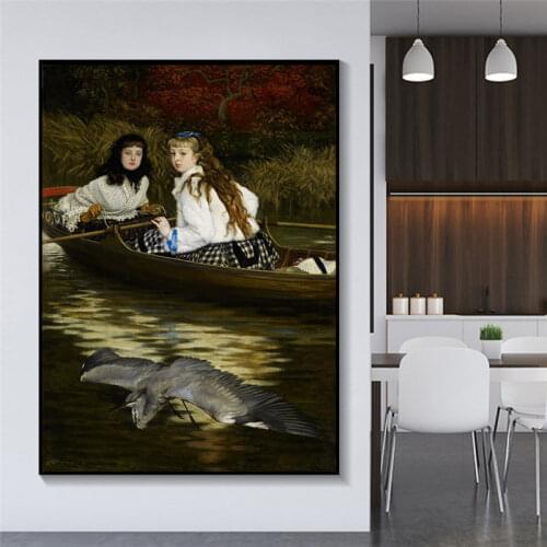 Citon William Waterhouse Canvas Oil painting Artwork Pictures Modern Wall Art Decor Home For Living room Bedroom Office Unframed