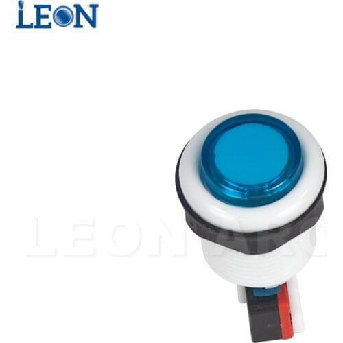 36 Pcs P4 28mm Arcade Button Concave With Microswitch Arcade Game Pandora Box Push Button Consola Retro Arcade PC Material